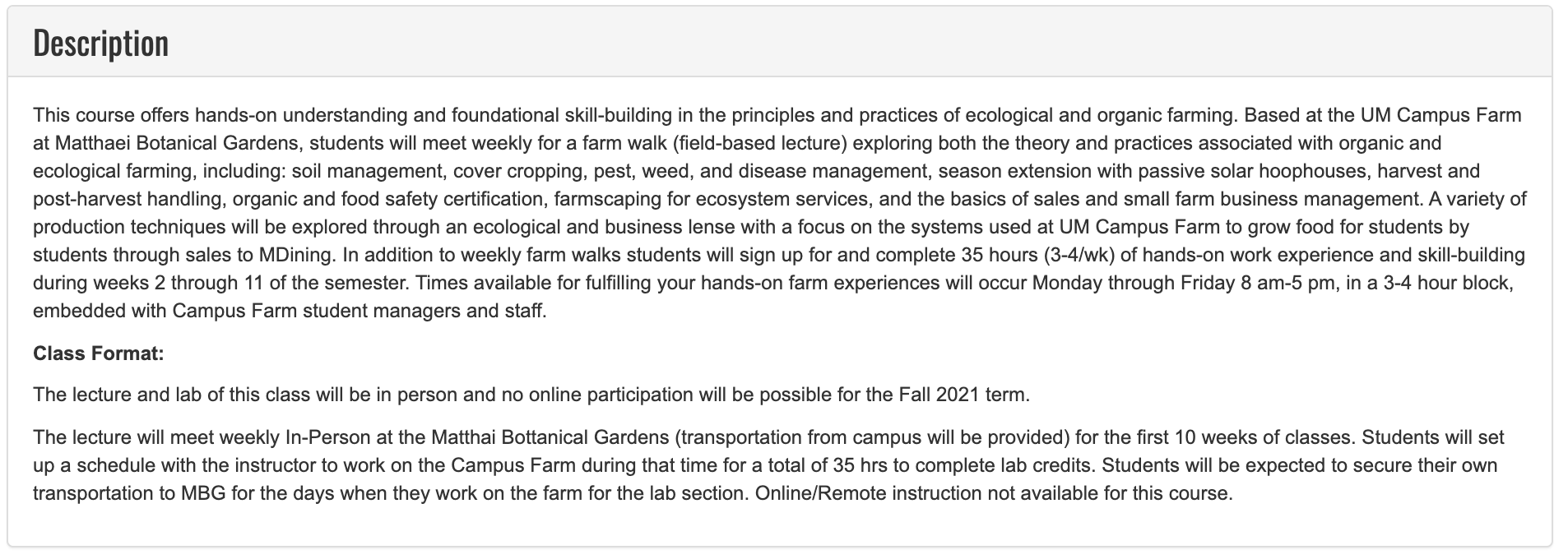 ENVIRON 465 course description