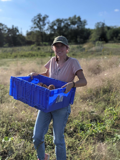 At the Campus Farm.