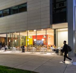 University of Michigan Museum of Art at night